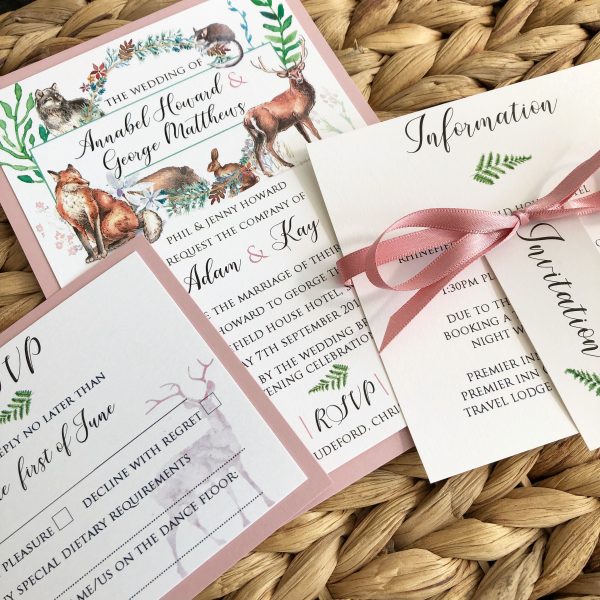 Woodland Wedding Invitations