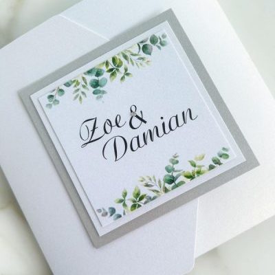 diy pocketfold wedding invitations