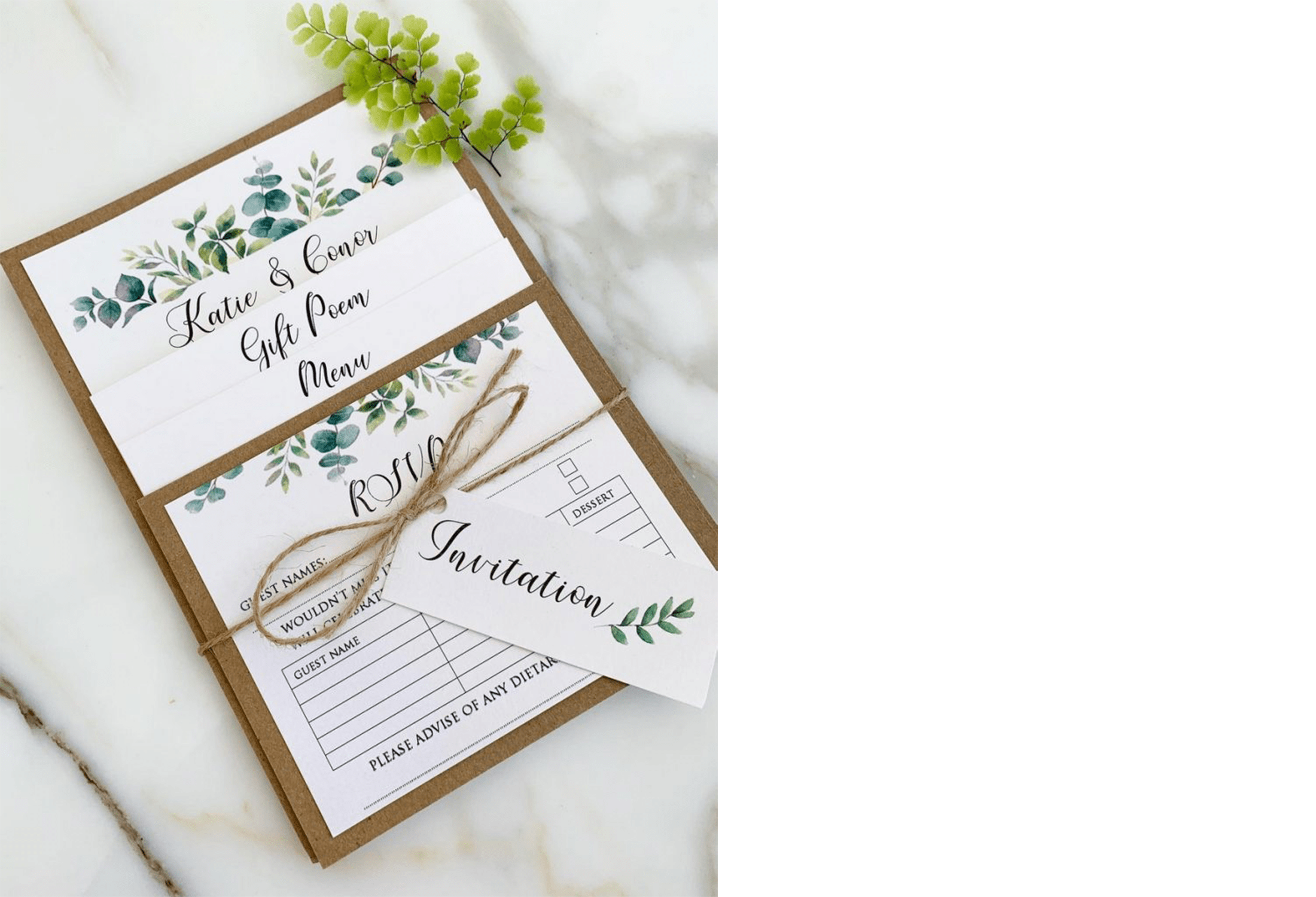 watercolour wedding invitations